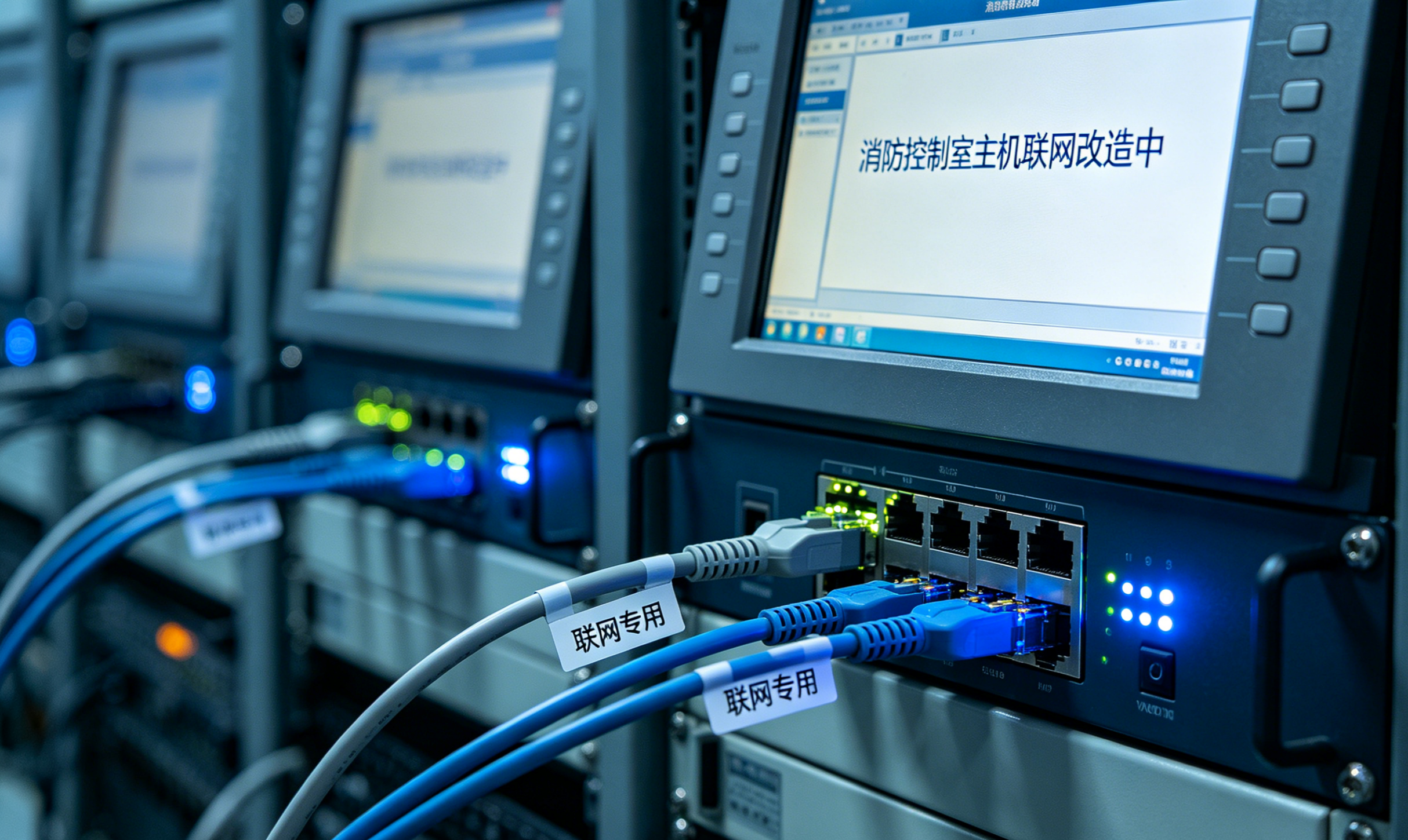 消防控制室主机联网改造
